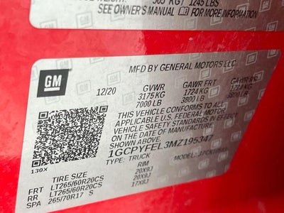 2021 Chevrolet Silverado 1500 LT Trail Boss