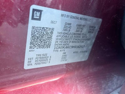 2017 Chevrolet Tahoe LS