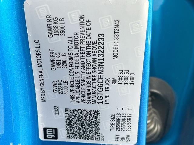 2022 GMC Canyon Elevation