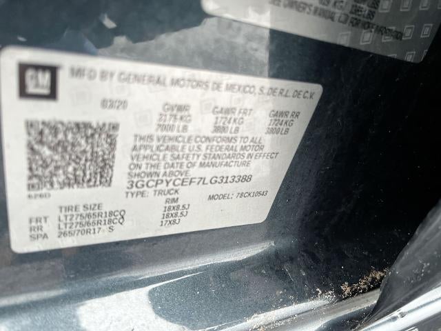 2020 Chevrolet Silverado 1500 Custom Trail Boss