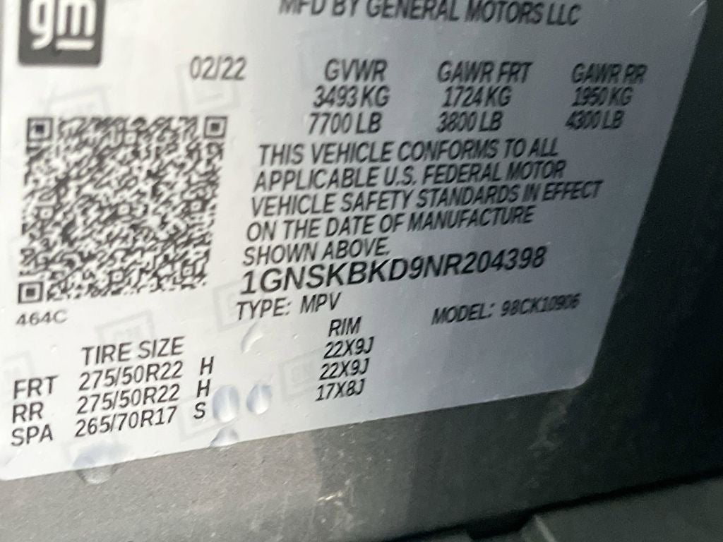 2022 Chevrolet Suburban LS