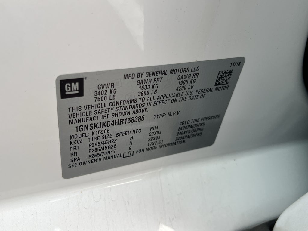 2017 Chevrolet Suburban Premier