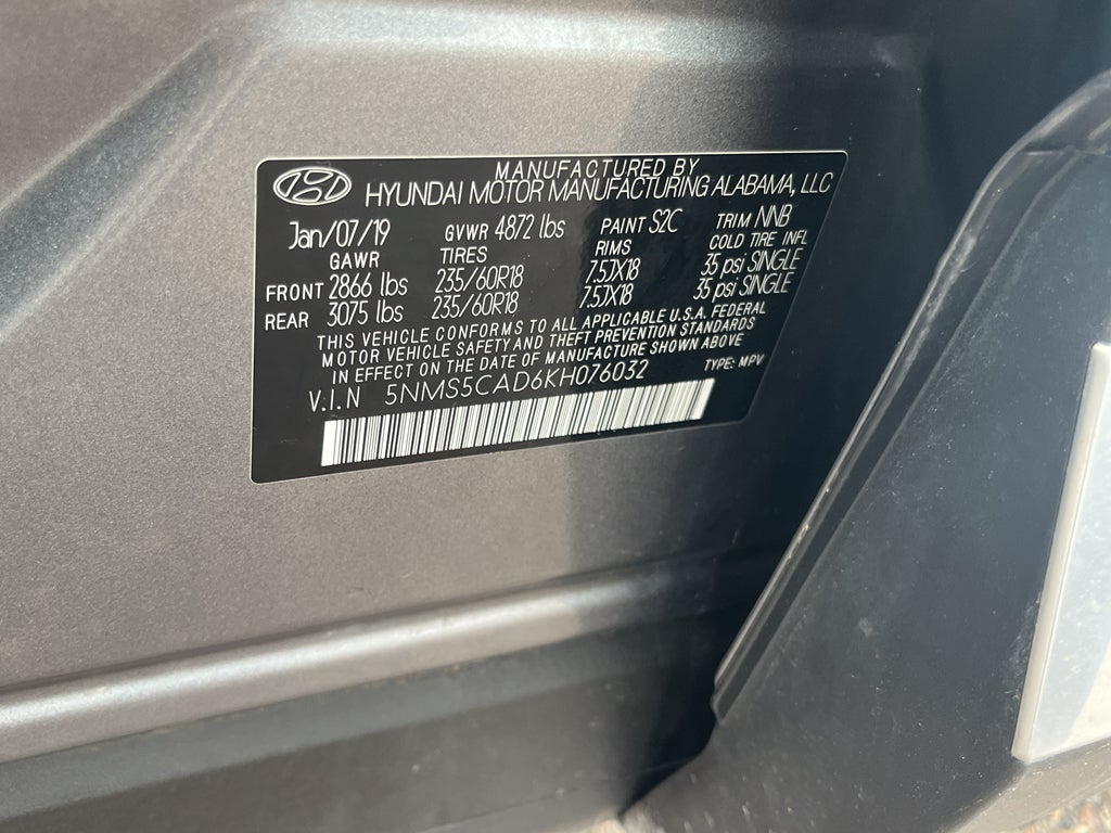 2019 Hyundai Santa Fe Limited